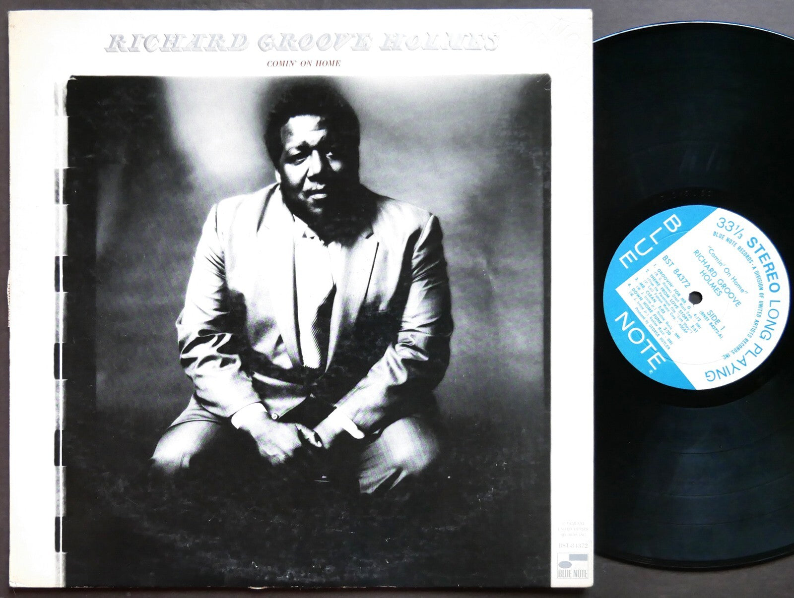 RICHARD GROOVE HOLMES Comin' On Home LP BLUE NOTE BST 84372 US 1971 Weldon Irvin