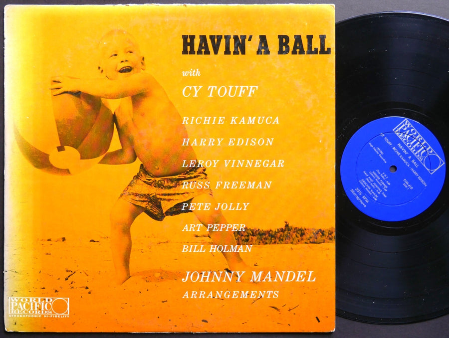 CY TOUFF RICHIE KAMUCA HARRY EDISON Havin' A Ball LP WORLD PACIFIC PJM-4 US 1958