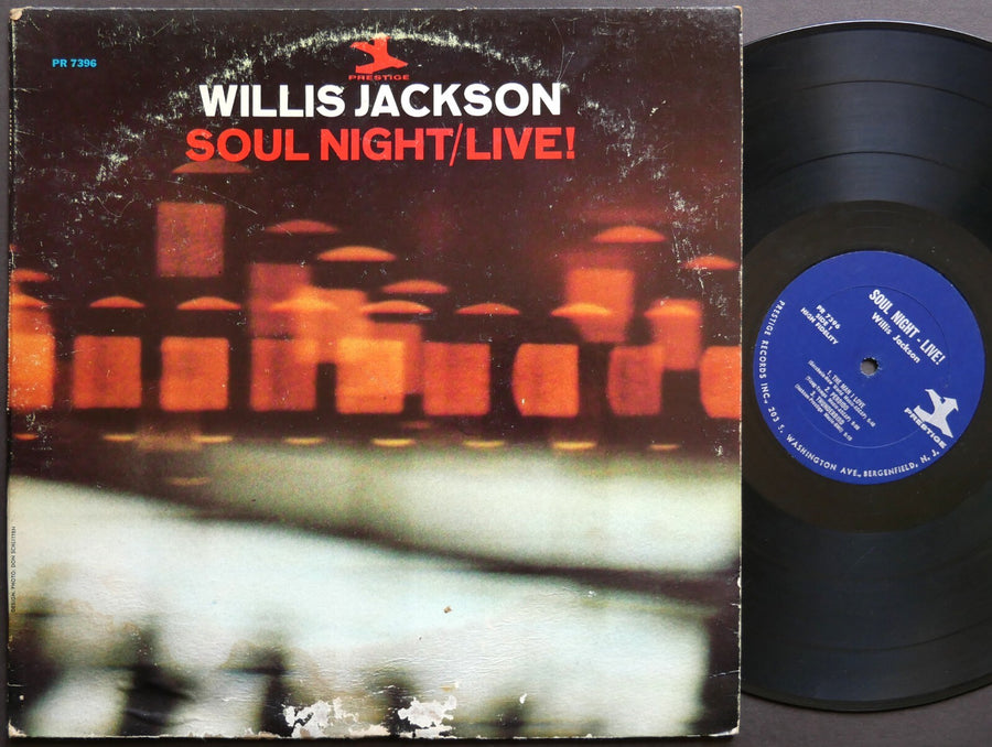 WILLIS JACKSON Soul Night Live! LP PRESTIGE PR 7396 US 1966 RVG MONO JAZZ