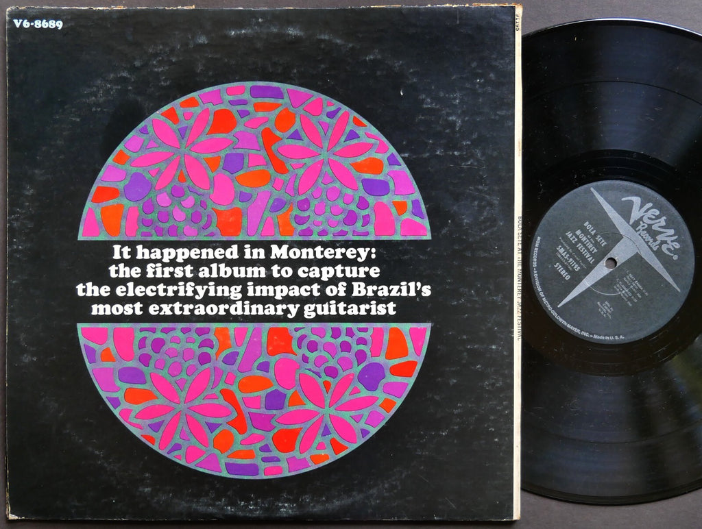 BOLA SETE At The Monterey Jazz Festival LP VERVE SMAS91195 Jazz Bossa Nova Samba