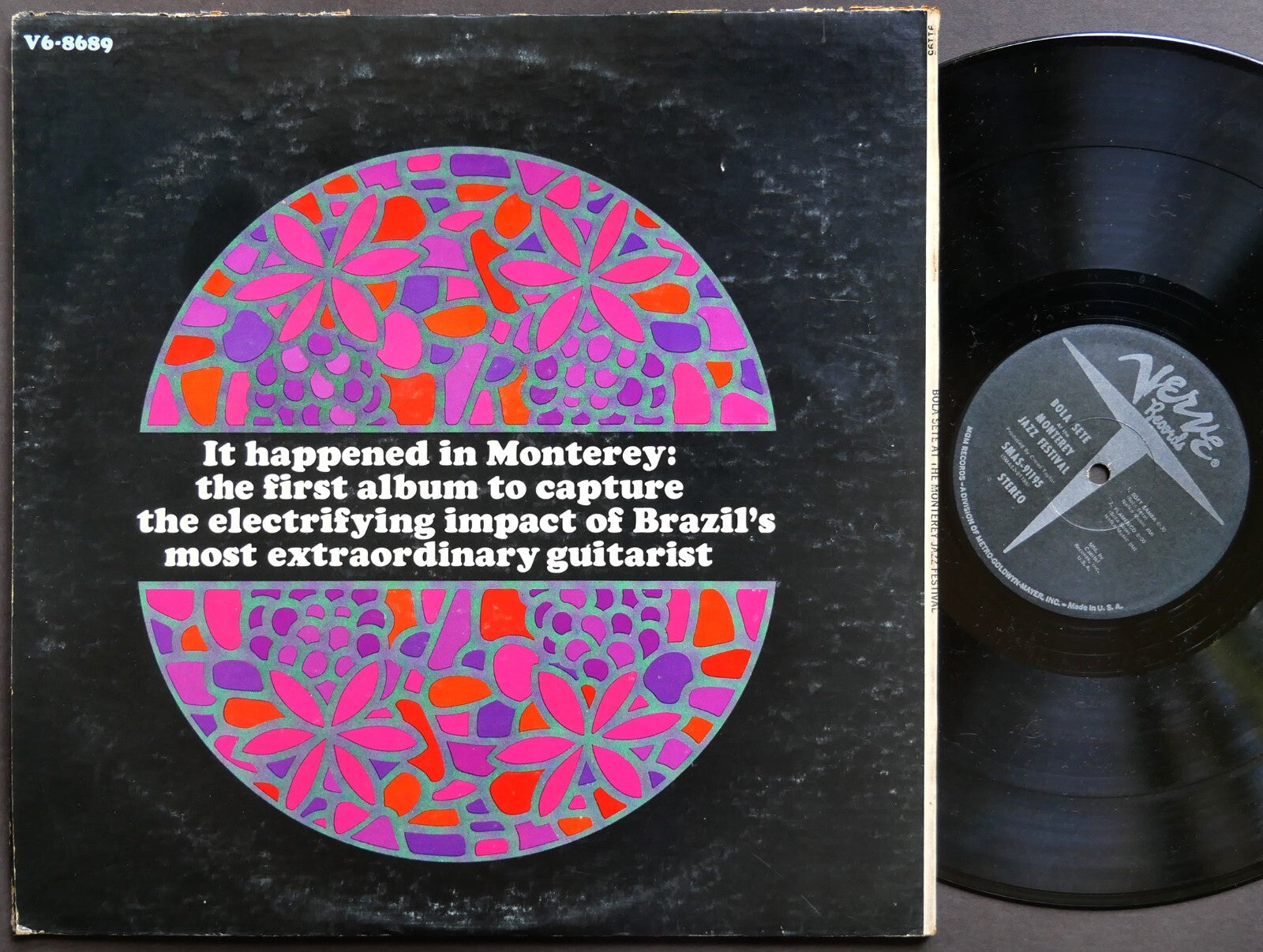 BOLA SETE At The Monterey Jazz Festival LP VERVE SMAS91195 Jazz Bossa Nova Samba