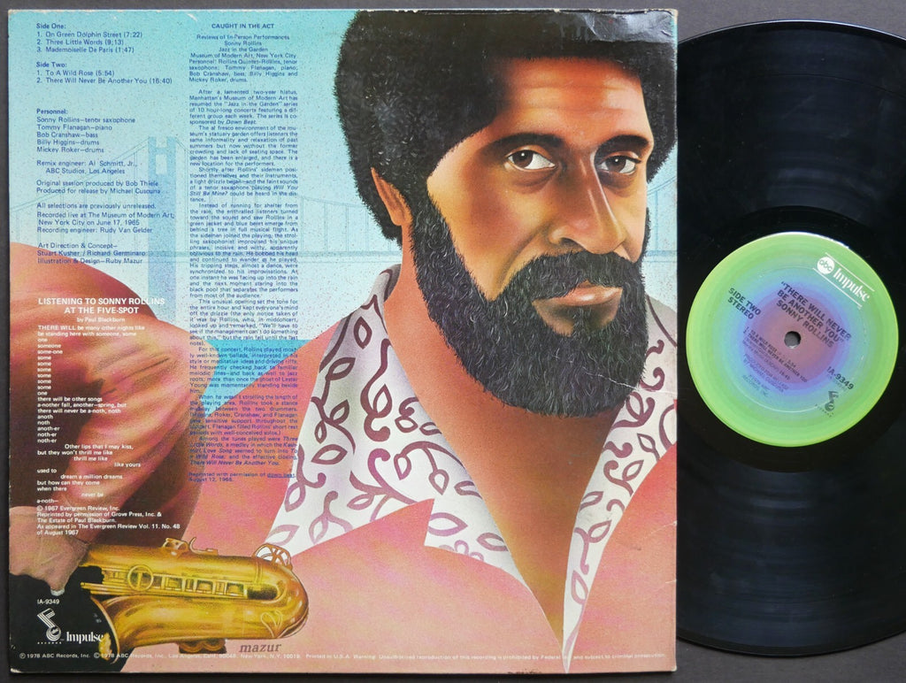 SONNY ROLLINS There Will Never Be Another You LP IMPULSE! IA-9349 Tommy Flanagan