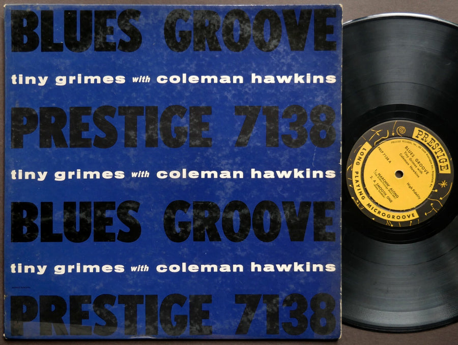 TINY GRIMES COLEMAN HAWKINS Blues Groove LP PRESTIGE PRLP 7138 US '58 NJ DG MONO