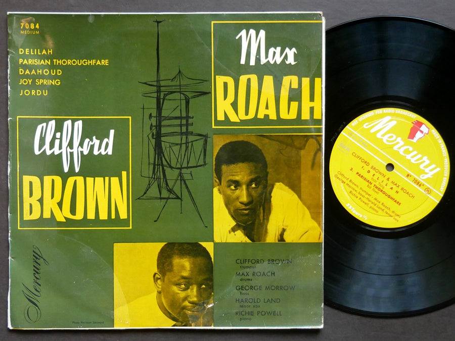 CLIFFORD BROWN & MAX ROACH 10" LP MERCURY 7084 FRANCE 1960 MONO