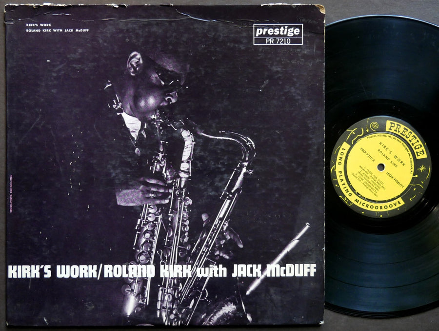 ROLAND KIRK JACK MCDUFF Kirk's Work LP PRESTIGE PRLP 7210 US 1961 NJ RVG DG MONO
