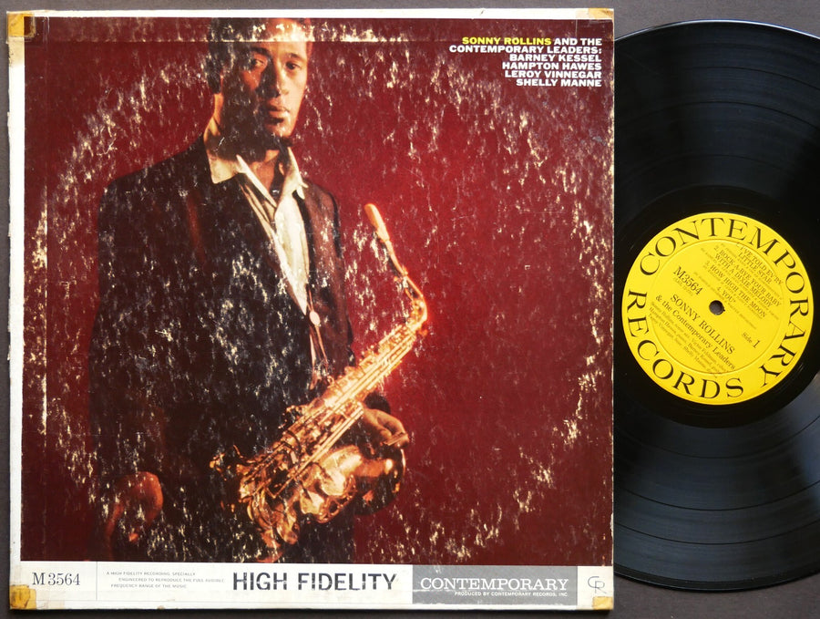 SONNY ROLLINS And The Contemporary Leaders LP CONTEMPORARY M3564 US 1958 DG MONO