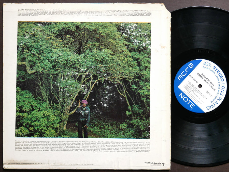 BOBBY HUTCHERSON Natural Illusions LP BLUE NOTE BST 84416 US '72 Jack DeJohnette