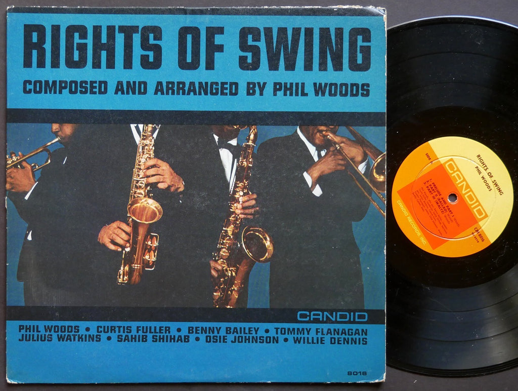 PHIL WOODS Rights Of Swing LP CANDID CJM 8016 MONO Sahib Shihab Tommy Flanagan