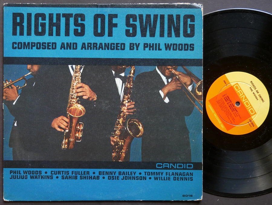 PHIL WOODS Rights Of Swing LP CANDID CJM 8016 MONO Sahib Shihab Tommy Flanagan