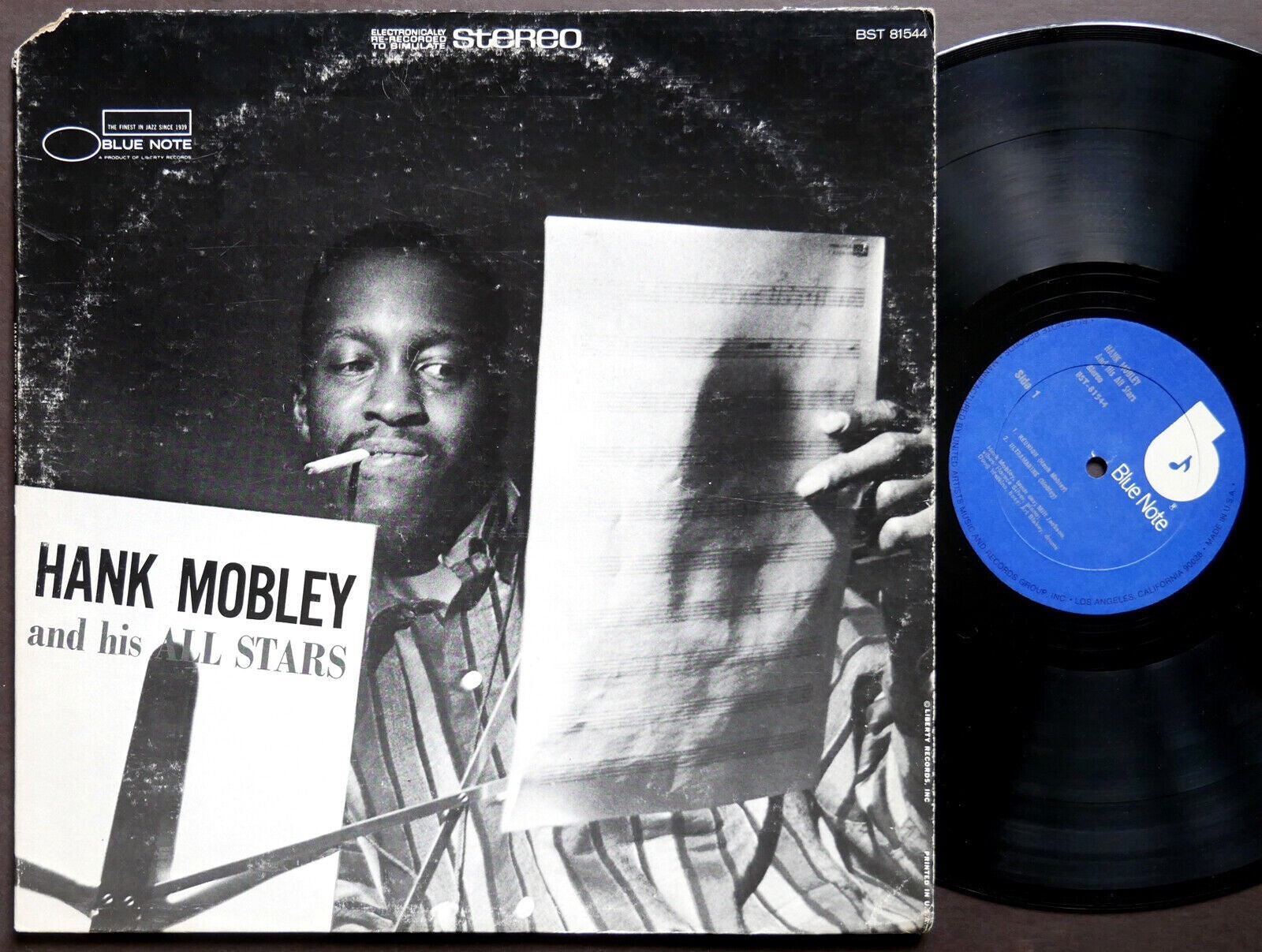 HANK MOBLEY And His All Stars LP BLUE NOTE 81544 US '78 Art Blakey Horace Silver