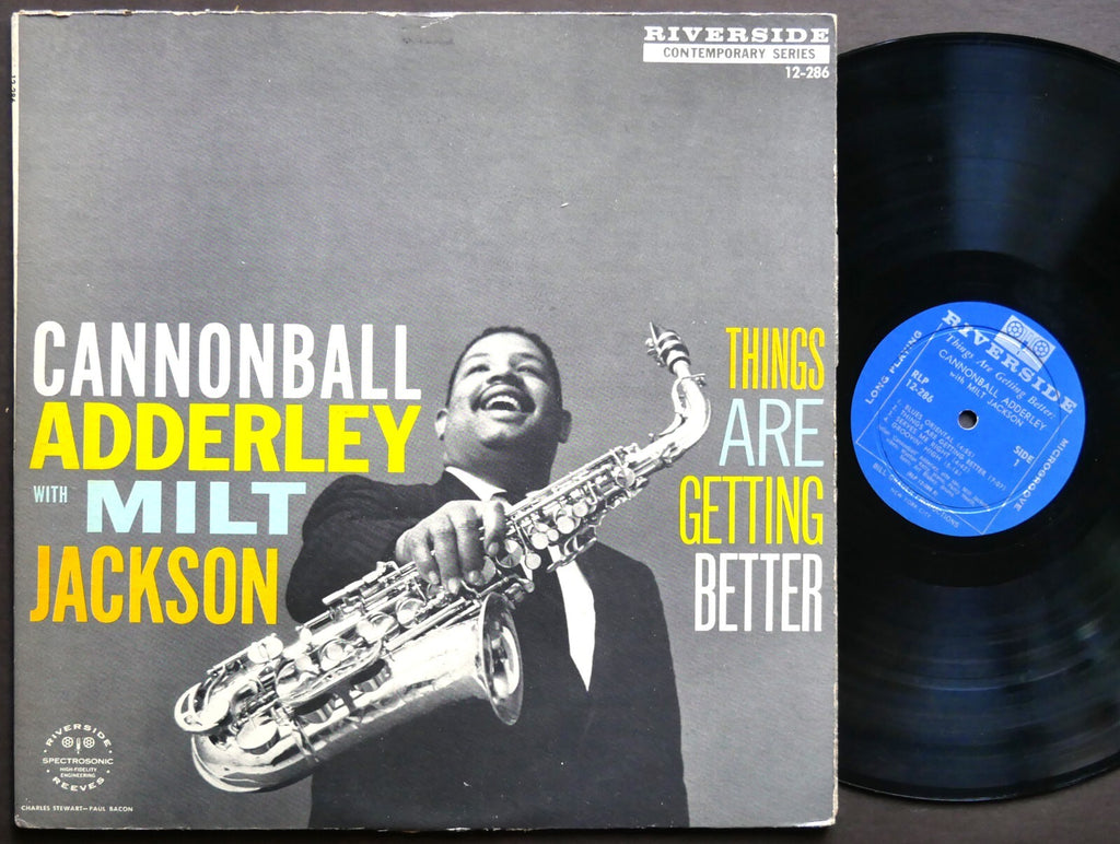 CANNONBALL ADDERLEY MILT JACKSON Things Are Getting Better RIVERSIDE RLP 12-286