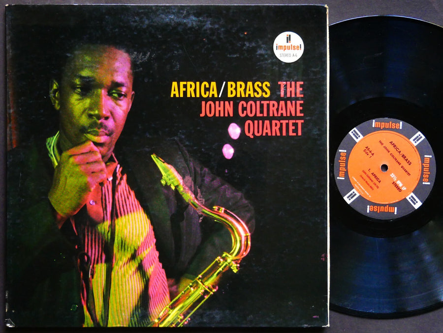 JOHN COLTRANE Quartet  AFRICA / BRASS LP IMPULSE! A-6 US 1963 RVG McCoy Tyner