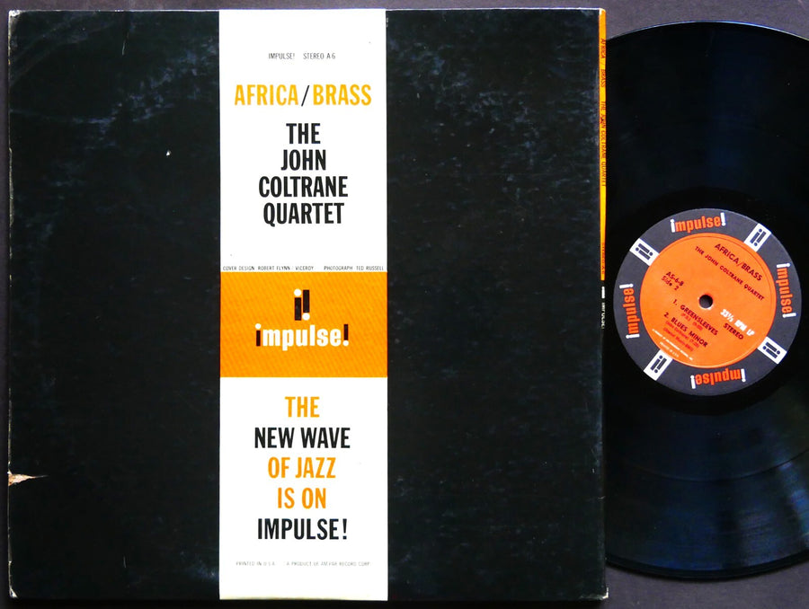 JOHN COLTRANE Quartet  AFRICA / BRASS LP IMPULSE! A-6 US 1963 RVG McCoy Tyner