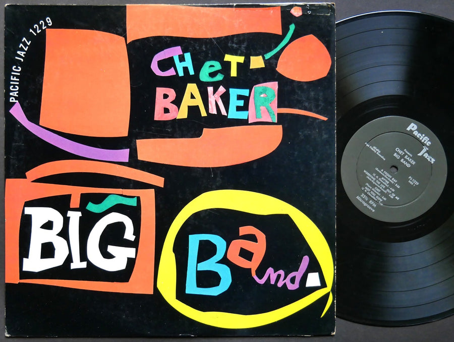 CHET BAKER Big Band LP PACIFIC JAZZ PJ-1229 DG MONO Art Pepper Bobby Timmons