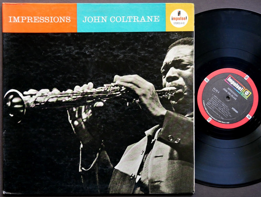 JOHN COLTRANE Impresions LP IMPULSE! AS-42 US 1971 RVG Eric Dolphy Roy Haynes