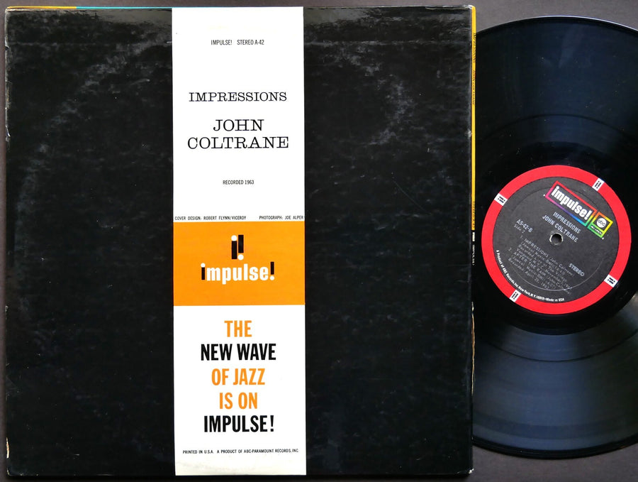 JOHN COLTRANE Impresions LP IMPULSE! AS-42 US 1971 RVG Eric Dolphy Roy Haynes