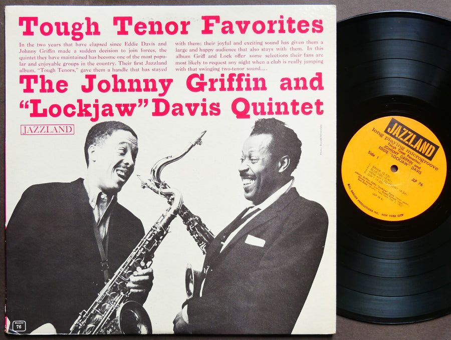JOHNNY GRIFFIN LOCKJAW DAVIS Tough Tenor Favorites JAZZLAND JLP 76 Horace Parlan