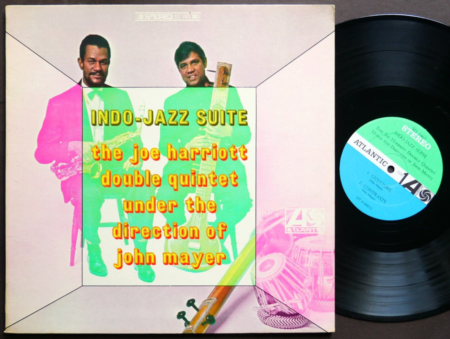 JOE HARRIOTT Double Quintet JOHN MAYER Indo-Jazz Suite LP ATLANTIC SD 1465 CLEAN