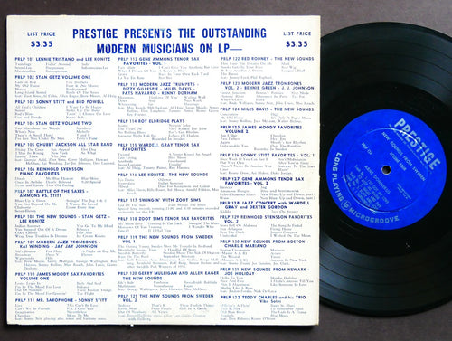 ARNE DOMNERUS Clarinet Solos 10" LP PRESTIGE PRLP 134 US 1953 JAZZ DG MONO VG+