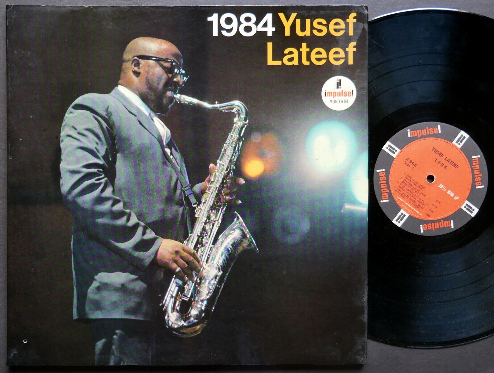 YUSEF LATEEF 1984 LP IMPULSE! A-84 US 1965 RVG MONO JAZZ Reggie Workman