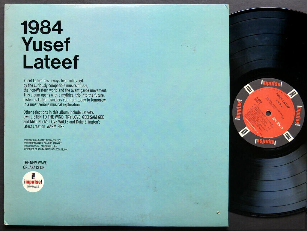 YUSEF LATEEF 1984 LP IMPULSE! A-84 US 1965 RVG MONO JAZZ Reggie Workman