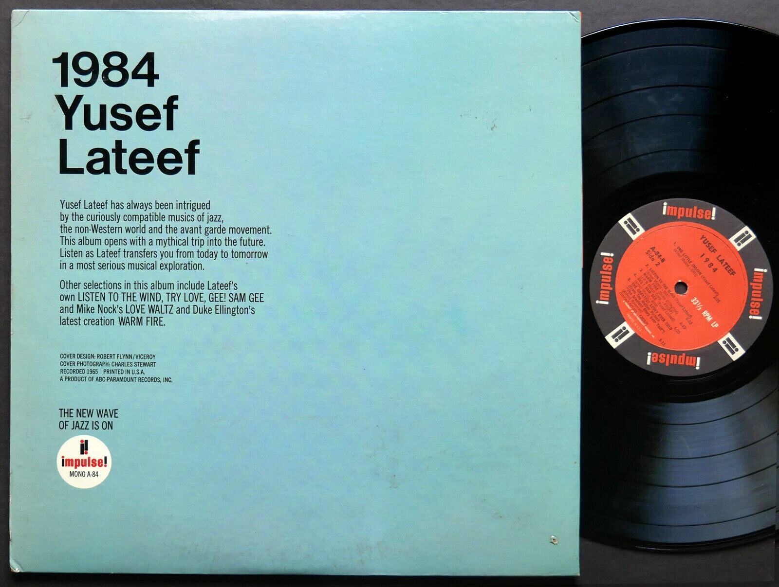 YUSEF LATEEF 1984 LP IMPULSE! A-84 US 1965 RVG MONO JAZZ Reggie Workman