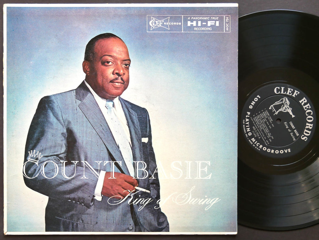 COUNT BASIE King Of Swing LP CLEF RECORDS MGC 724 US '56 DG MONO JAZZ Thad Jones