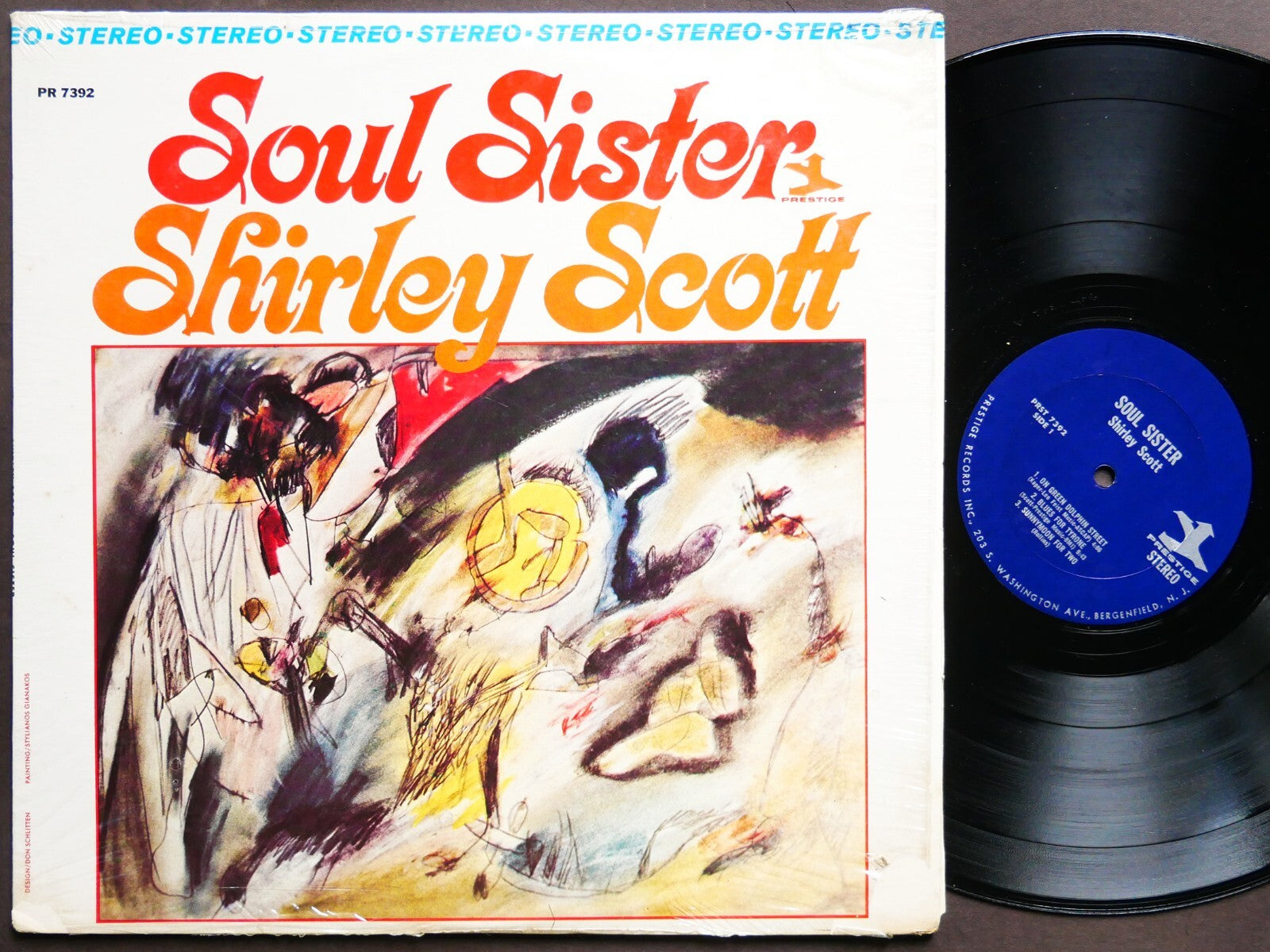 SHIRLEY SCOTT Soul Sister LP PRESTIGE PRST 7392 US 1967 RVG JAZZ Lem Winchester