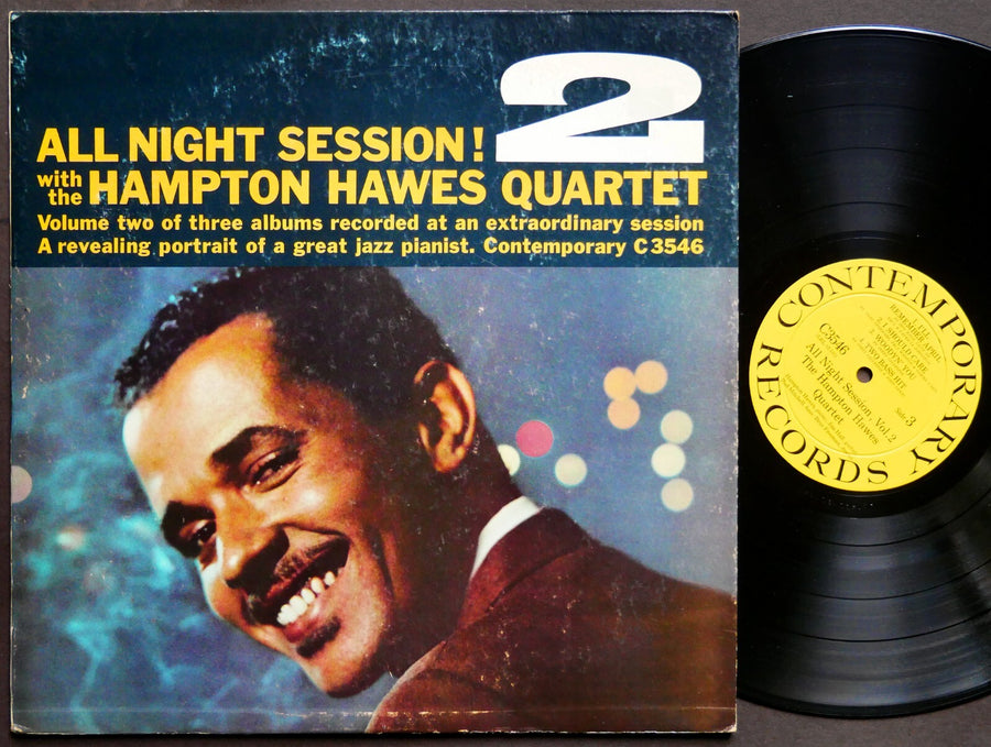 HAMPTON HAWES Quartet All Night Session! Vol. 2 LP CONTEMPORARY C 3546 US 1958