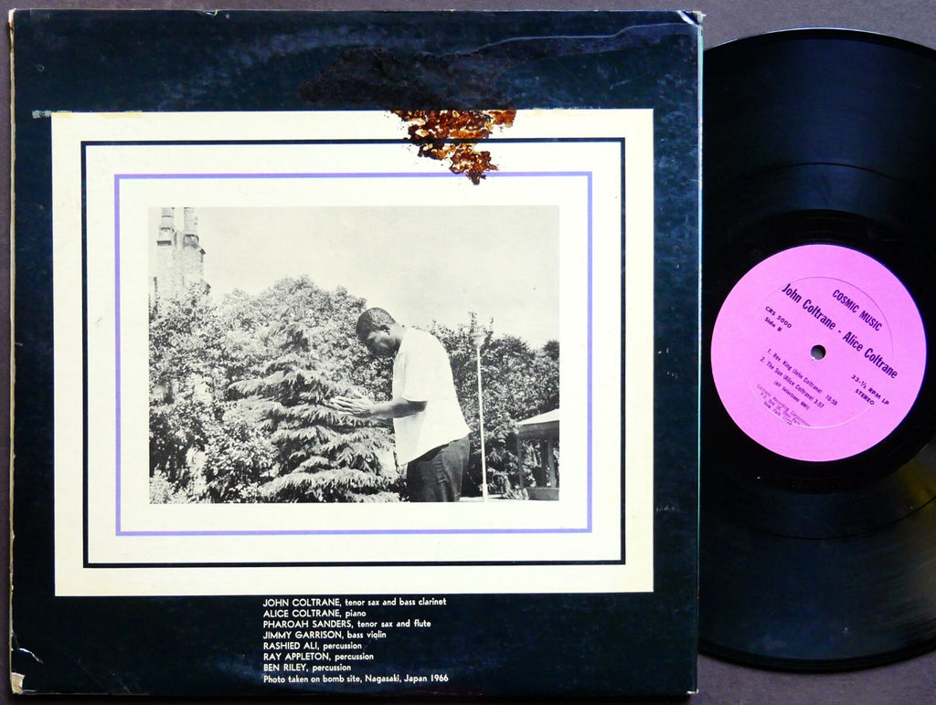 JOHN COLTRANE ALICE Cosmic Music LP COLTRANE CRS 500 US 1968 Pharoah Sanders