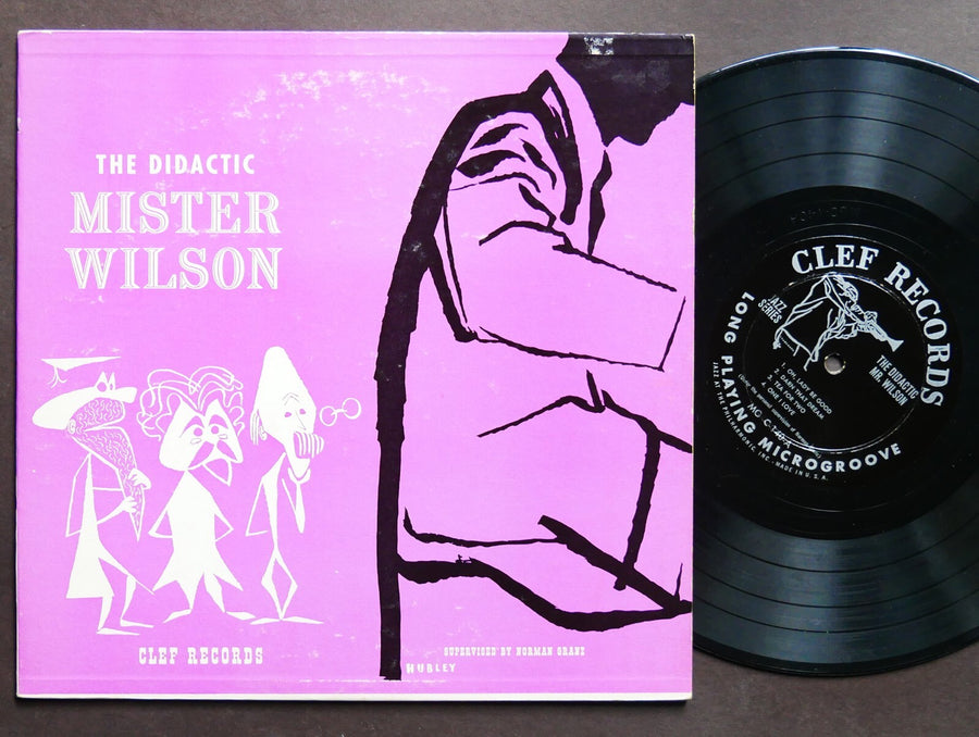 TEDDY WILSON The Didactic Mr. Wilson 10" LP CLEF RECORDS MG C-140 US '53 DG MONO