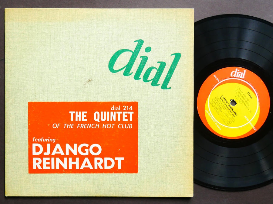 DJANGO REINHARDT The Quintet Of The French.. 10" LP DIAL RECORDS 214 US '51 MONO