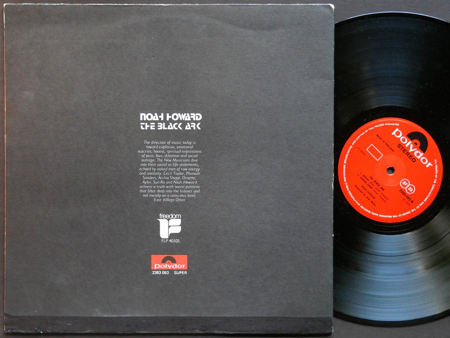 NOAH HOWARD The Black Ark LP POLYDOR FREEDOM 2383 093 UK 1972 Free Jazz