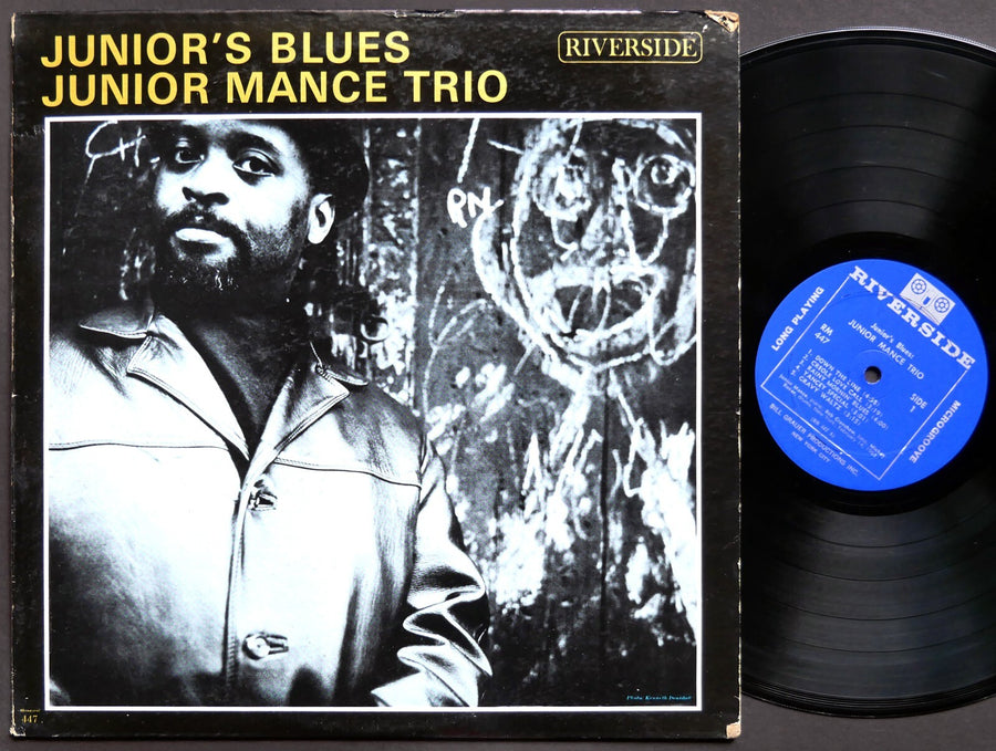 JUNIOR MANCE TRIO Junior's Blues LP RIVERSIDE RECORDS RM 447 US 1963 JAZZ MONO