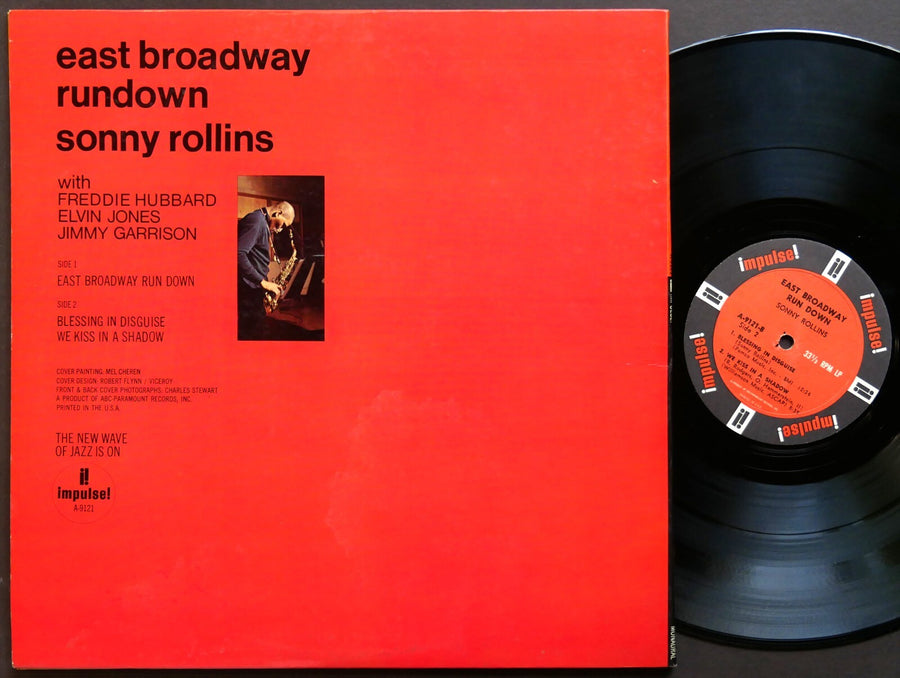 SONNY ROLLINS East Broadway Run Down LP IMPULSE! A-9121 RVG MONO Elvin Jones