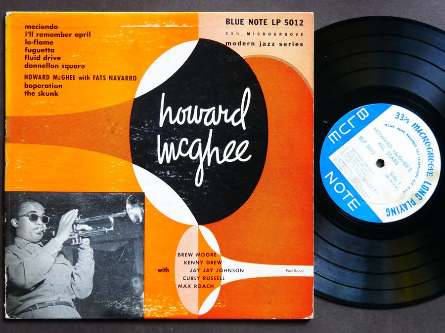 HOWARD MCGHEE All Stars 10" LP BLUE NOTE BLP 5012 US 1952 MONO LEX Fats Navarro