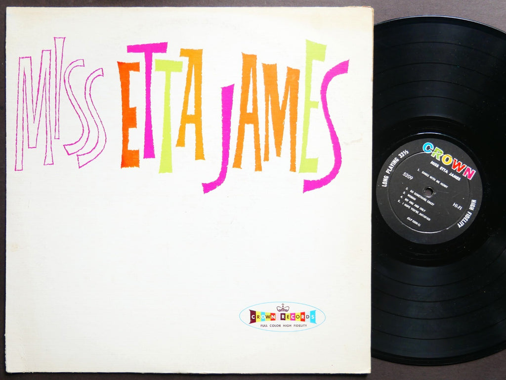 ETTA JAMES Miss Etta James LP CROWN RECORDS CLP 5209 US 1961 DG MONO Soul Blues