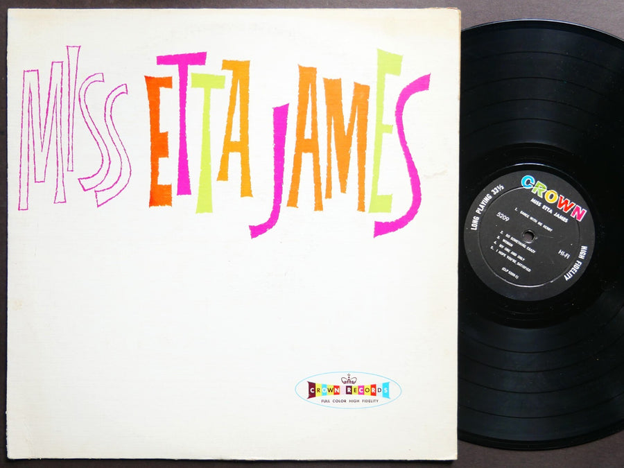 ETTA JAMES Miss Etta James LP CROWN RECORDS CLP 5209 US 1961 DG MONO Soul Blues
