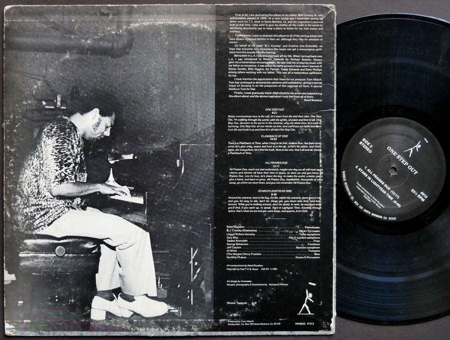 CREATIVE ARTS ENSEMBLE B.J. CROWLEY One Step Out LP NIMBUS WEST NS-913 US 1981
