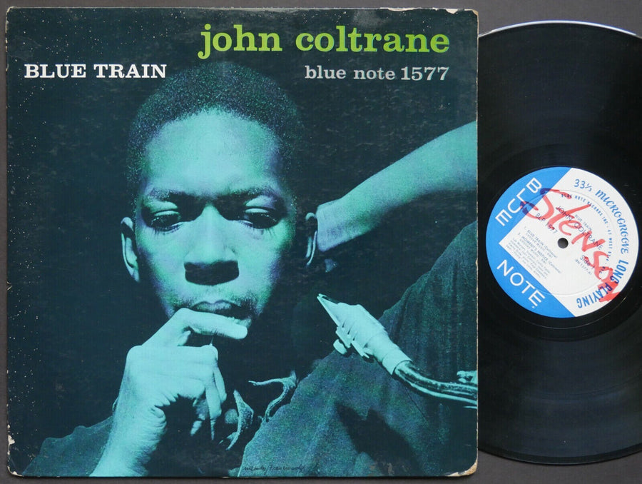 JOHN COLTRANE Blue Train LP BLUE NOTE BLP 1577 RVG DG MONO 47 W.63rd Lee Morgan