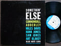 CANNONBALL ADDERLEY MILES DAVIS Somethin' Else LP BLUE NOTE BLP 1595 EAR DG MONO