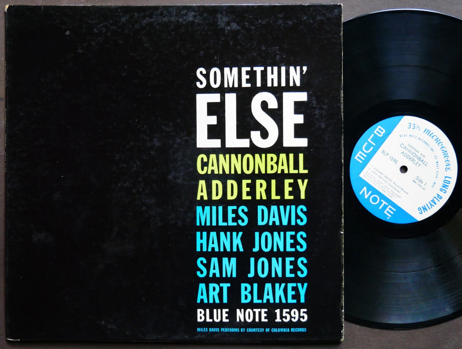 CANNONBALL ADDERLEY MILES DAVIS Somethin' Else LP BLUE NOTE BLP 1595 EAR DG MONO
