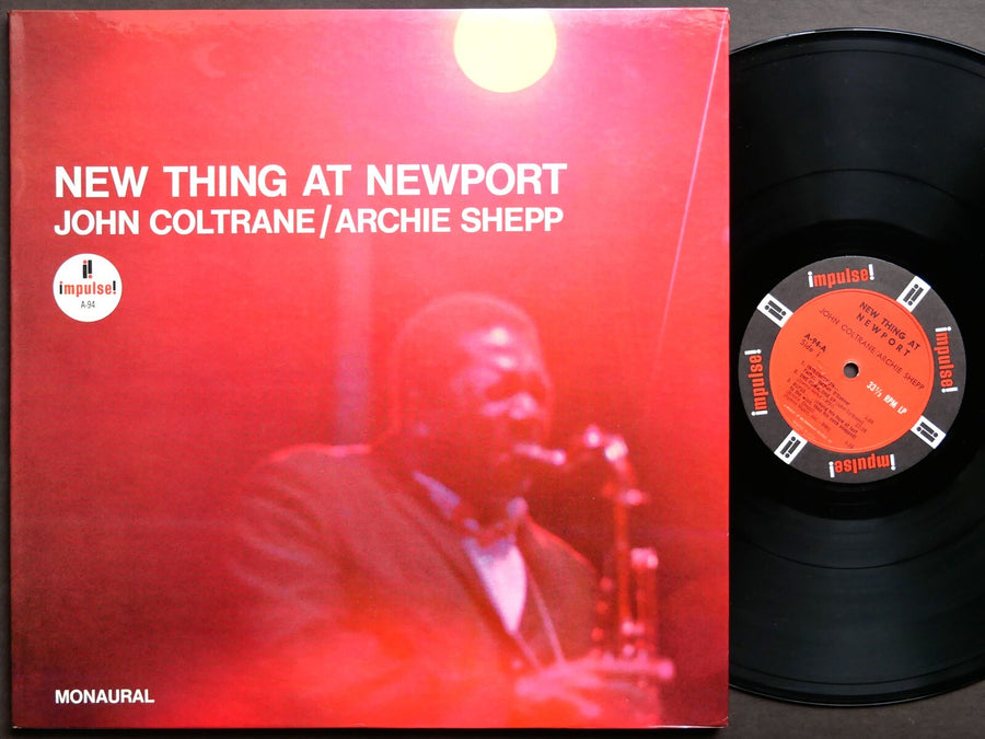 JOHN COLTRANE / ARCHIE SHEPP New Thing At Newport LP IMPULSE! A-94 RVG MONO VG+