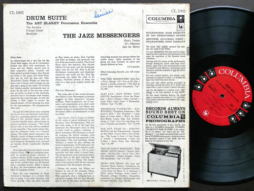 ART BLAKEY Drum Suite LP COLUMBIA CL 1002 US 1957 DG MONO Jackie McLean Sabu
