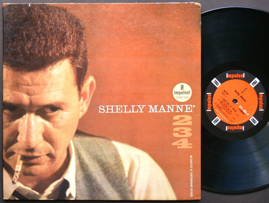 SHELLY MANNE 2-3-4 LP IMPULSE! AS-20 US 1963 RVG JAZZ Coleman Hawkins Hank Jones