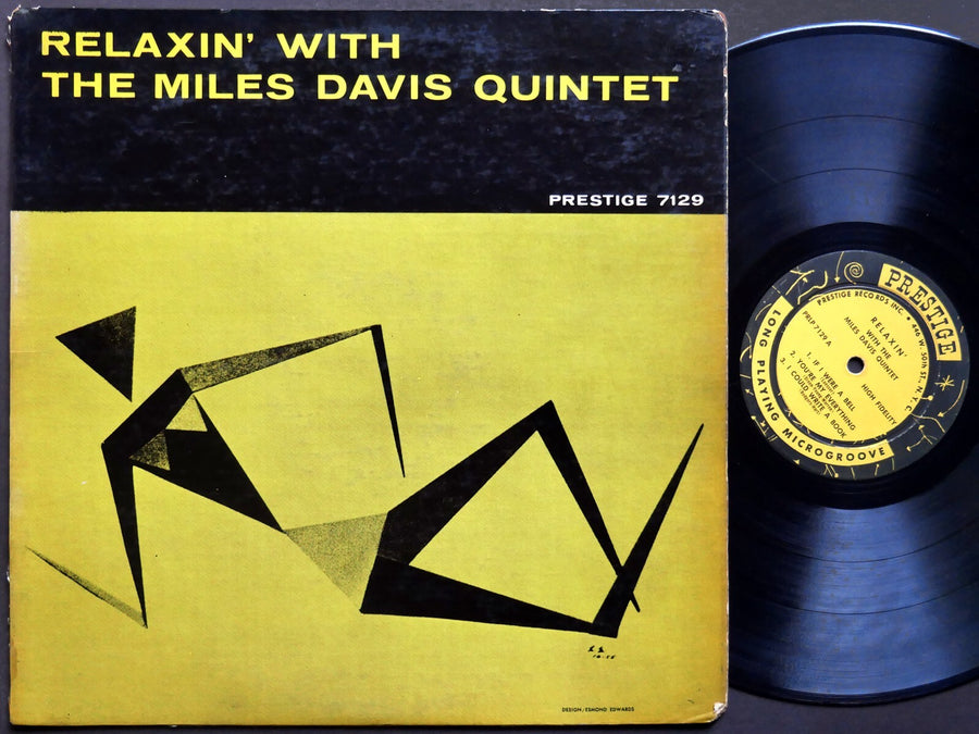 MILES DAVIS Quintet Relaxin' LP PRESTIGE 7129 US 1958 MONO W.50th John Coltrane