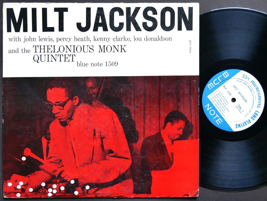 MILT JACKSON LOU DONALDSON THELONIOUS MONK LP BLUE NOTE 1509 LEX NY 23 EAR MONO