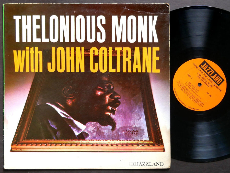 JOHN COLTRANE With THELONIOUS MONK LP JAZZLAND JLP-46 MONO Art Blakey Gigi Gryce