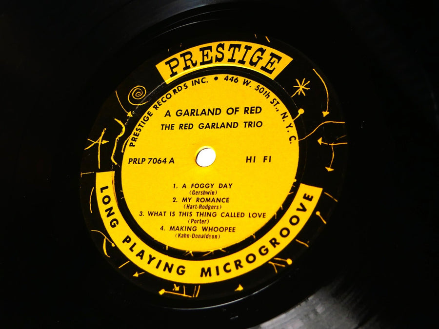 RED GARLAND TRIO A Garland Of Red LP PRESTIGE PRLP 7064 US 1956 MONO W.50 VG+