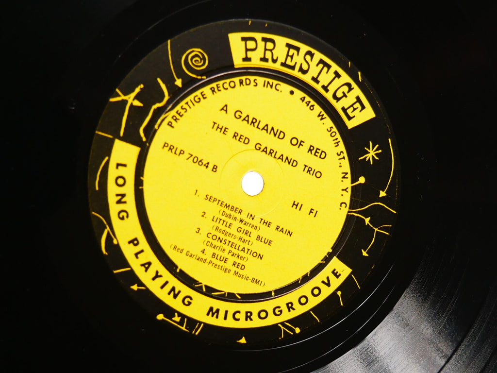 RED GARLAND TRIO A Garland Of Red LP PRESTIGE PRLP 7064 US 1956 MONO W.50 VG+
